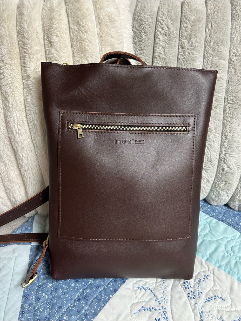Portland Leather Grizzly Laptop Backpack